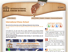 Tablet Screenshot of chessmasterschool.com